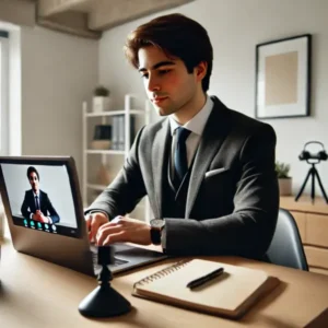 entrevista de trabajo virtual por Zoom